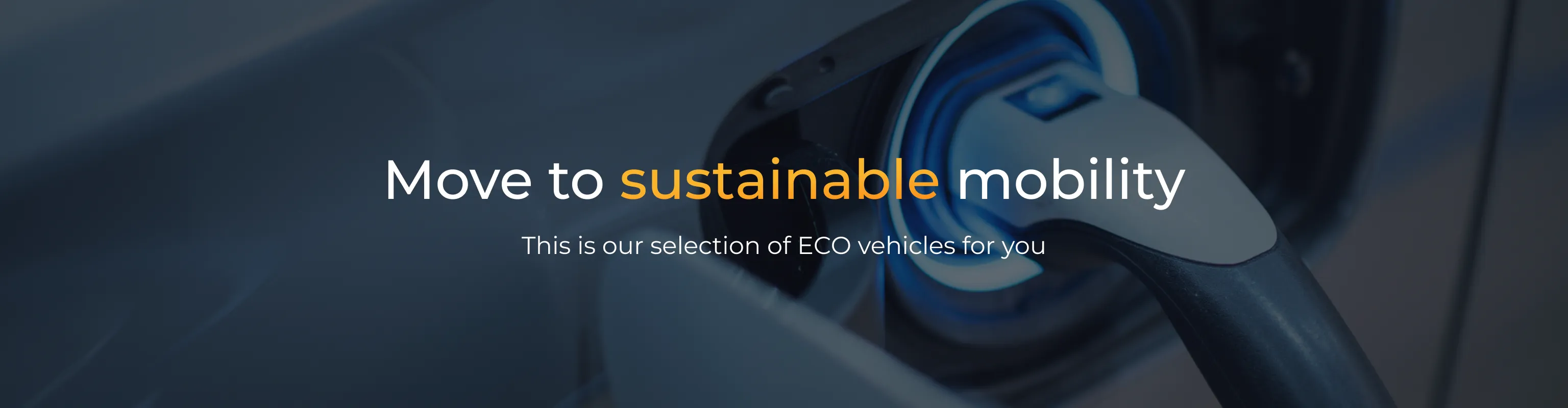 Eco Vehicles banner - Sustainable Mobility